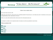 Tablet Screenshot of kremel-mb.cz